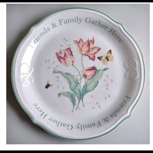 Lenox Butterfly Meadow Sentiment Dessert Platter